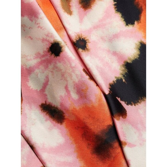 Tanya Taylor Canyon Tie-Neck Blouse Watercolor Poppy Print Size XS - Picture 14 of 14